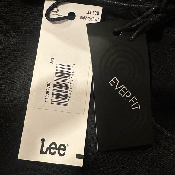 Lee Women's High Rise Ever Fit Black Flare Jeans NWT S Authentic - Picture 8 of 9